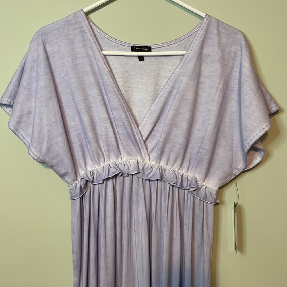 NWT Liz & Sarp V neck Dress Size Small - Picture 2 of 12